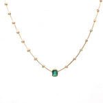 Emerald Diamond Necklace