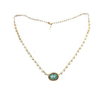 Paraiba Tourmaline Diamond Necklace