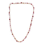 Pink Sapphire Diamond Necklace