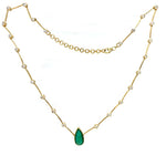 Emerald Diamond Necklace