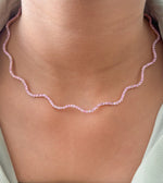 Pink Sapphire Necklace