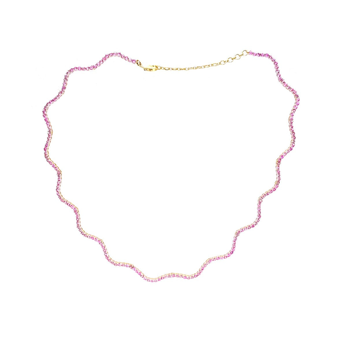 Pink Sapphire Necklace