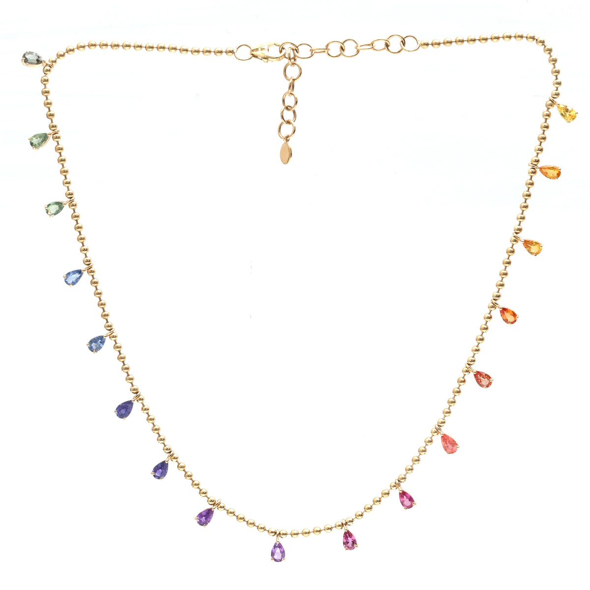 Rainbow Sapphire Necklace