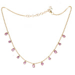 Pink Sapphire Necklace