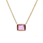 Pink Sapphire Necklace