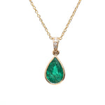 Emerald Diamond Necklace