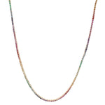 Rainbow Gemstone Necklace