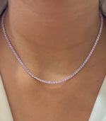 Pink Sapphire Necklace