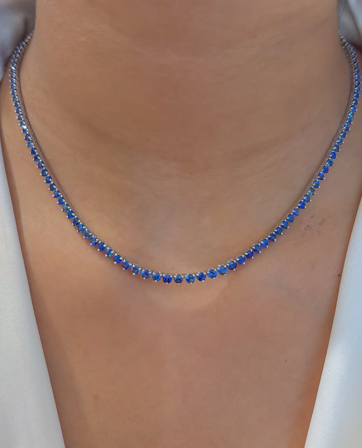 Blue Sapphire Necklace