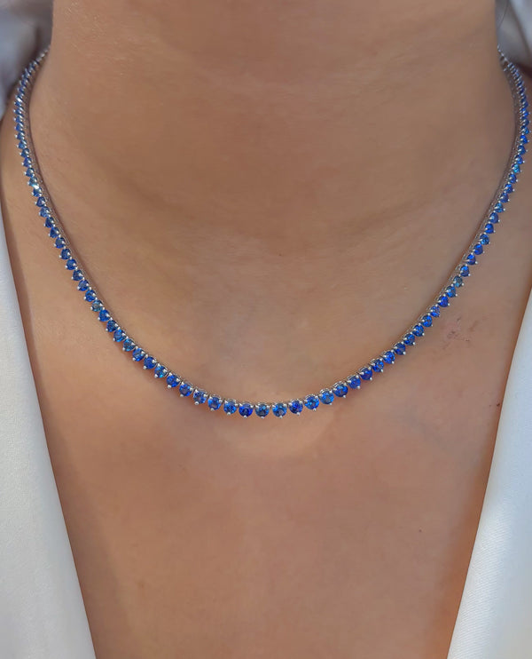 Blue Sapphire Necklace