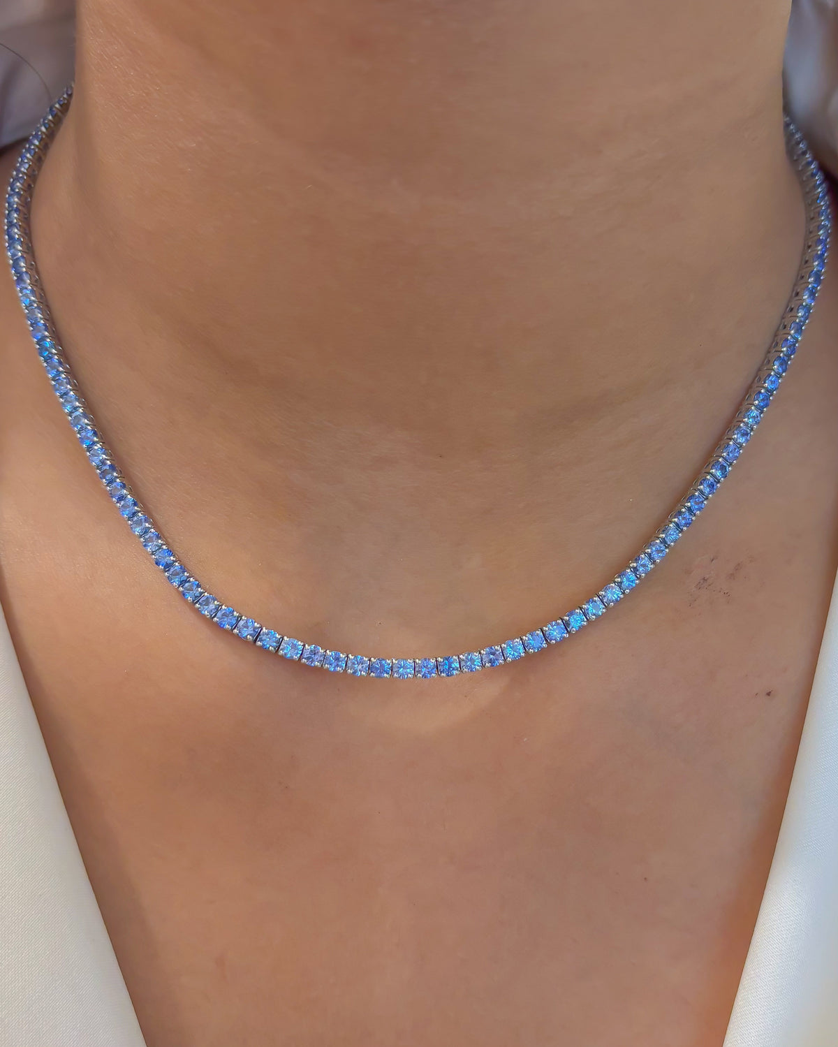 Blue Sapphire Necklace