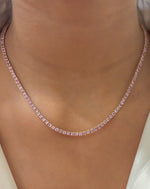 Pink Sapphire Necklace