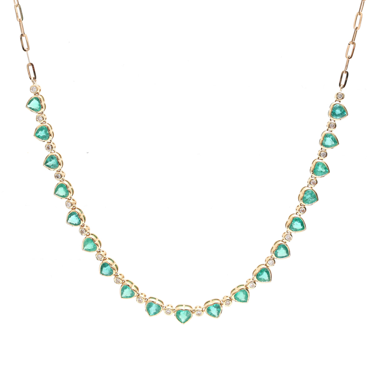 Emerald Diamond Necklace