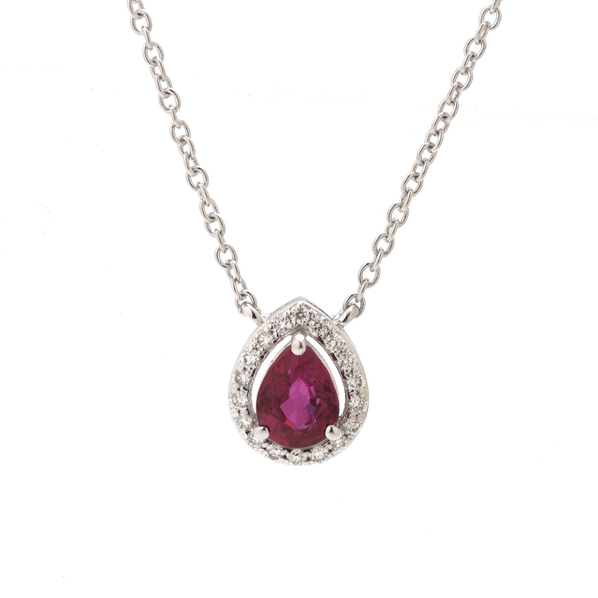 Ruby Diamond Necklace