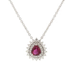 Ruby Diamond Necklace
