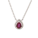 Ruby Diamond Necklace