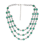 Emerald Diamond Necklace