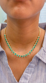 Emerald Diamond Necklace