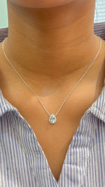 Paraiba Tourmaline Diamond Necklace