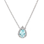 Paraiba Tourmaline Diamond Necklace