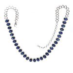 Blue Sapphire Diamond Necklace