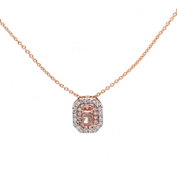 Pink Diamond Diamond Necklace