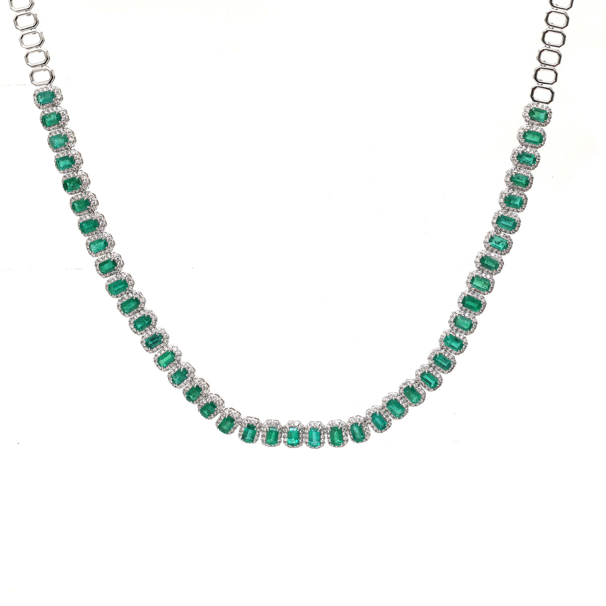 Emerald Diamond Necklace