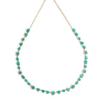 Emerald Diamond Necklace