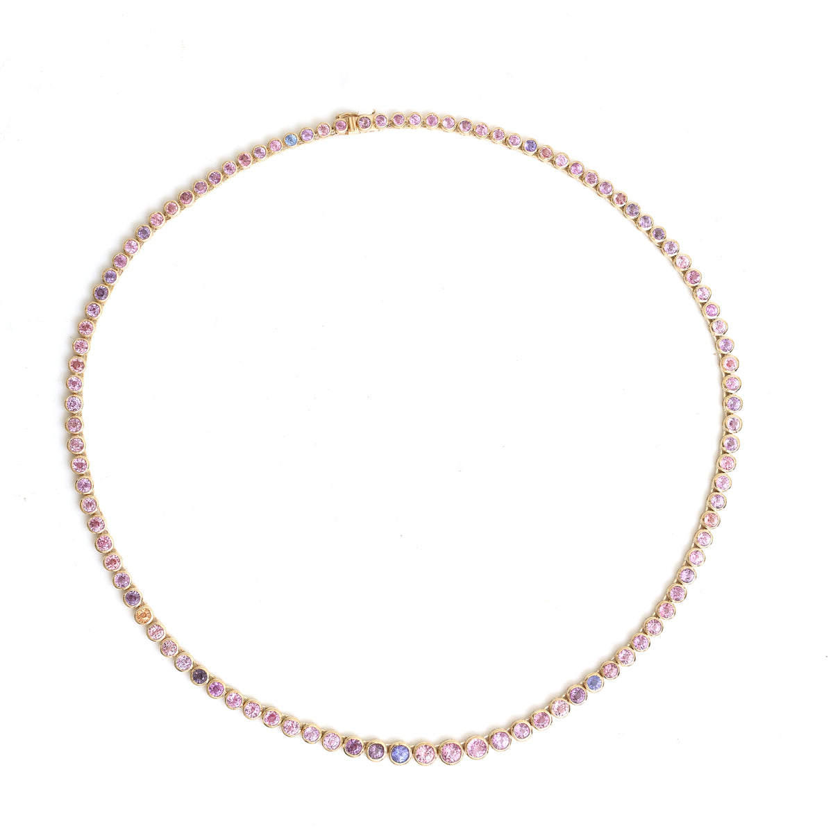 Pink Sapphire Necklace