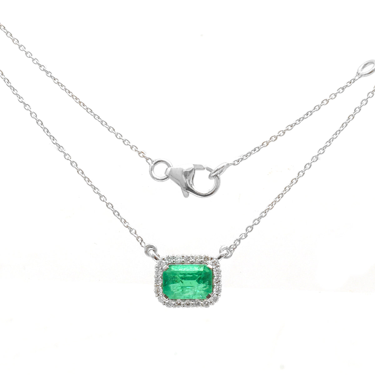 Emerald Diamond Necklace