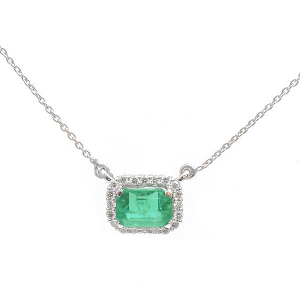 Emerald Diamond Necklace