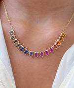 Rainbow Sapphire Necklace