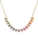 Rainbow Sapphire Necklace