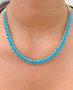 Turquoise Diamond Necklace