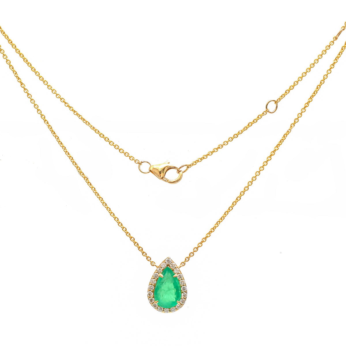 Emerald Diamond Necklace