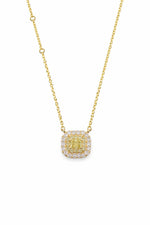 Yellow Diamond Diamond Necklace