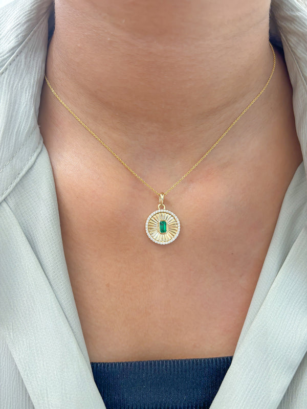 Blue Sapphire Diamond Necklace
