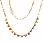 Rainbow Sapphire Necklace