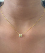 Yellow Diamond Diamond Necklace