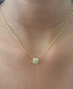 Yellow Diamond Diamond Necklace