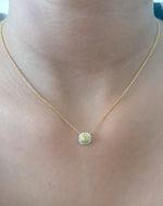 Yellow Diamond Diamond Necklace