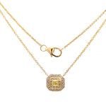 Yellow Diamond Diamond Necklace