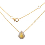 Yellow Diamond Diamond Necklace