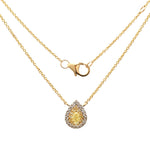 Yellow Diamond Diamond Necklace