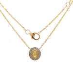 Yellow Diamond Diamond Necklace