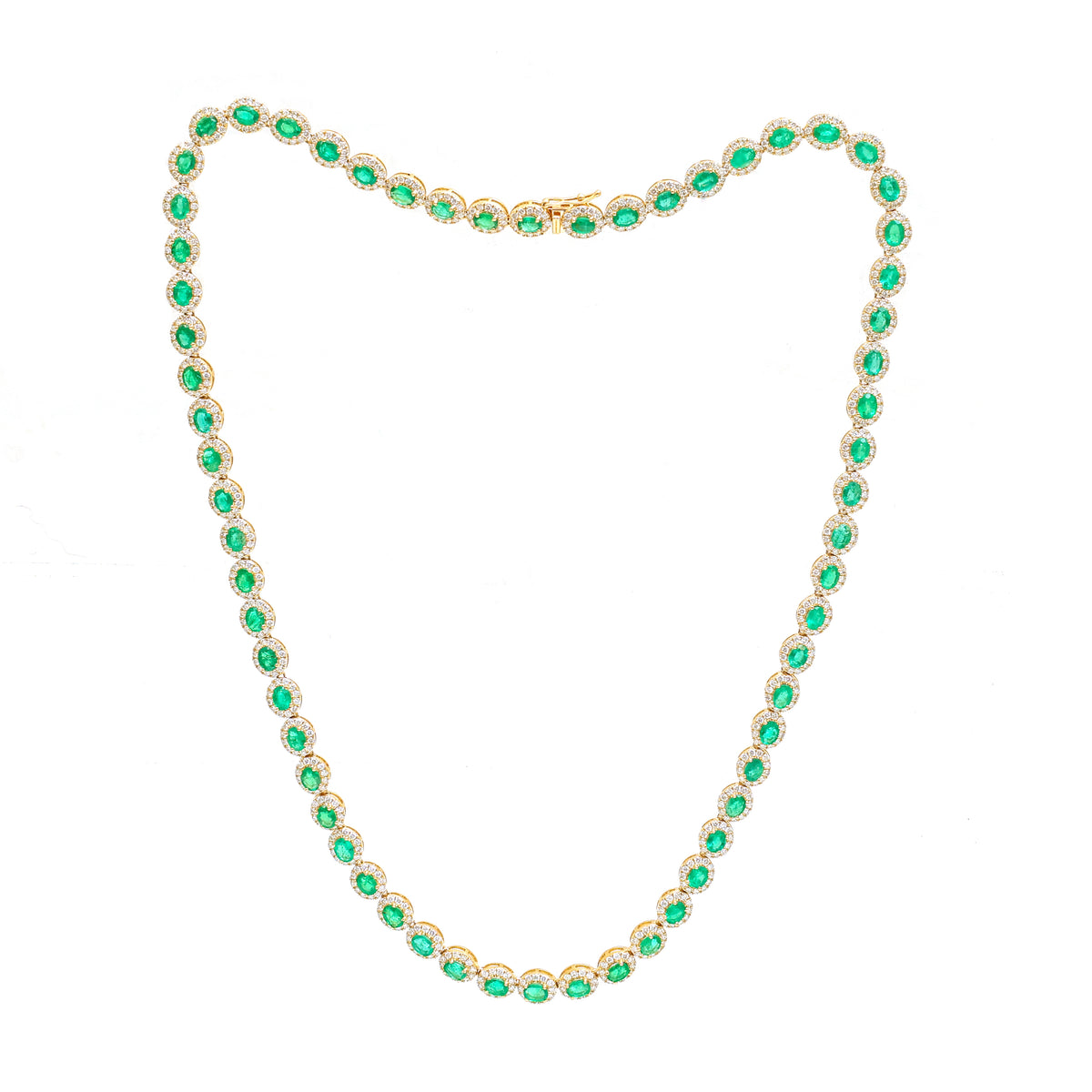 Emerald Diamond Necklace