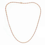 Diamond Pink Sapphire Necklace