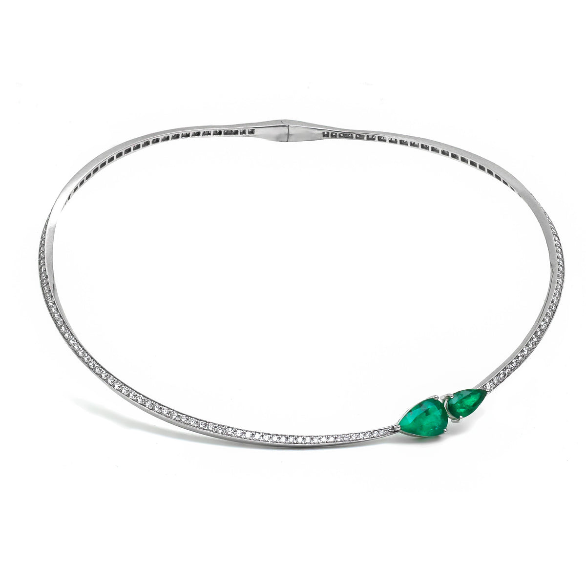 Diamond Emerald Necklace