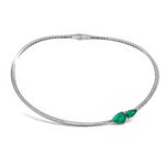 Diamond Emerald Necklace