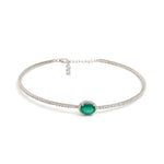 Diamond Emerald Necklace